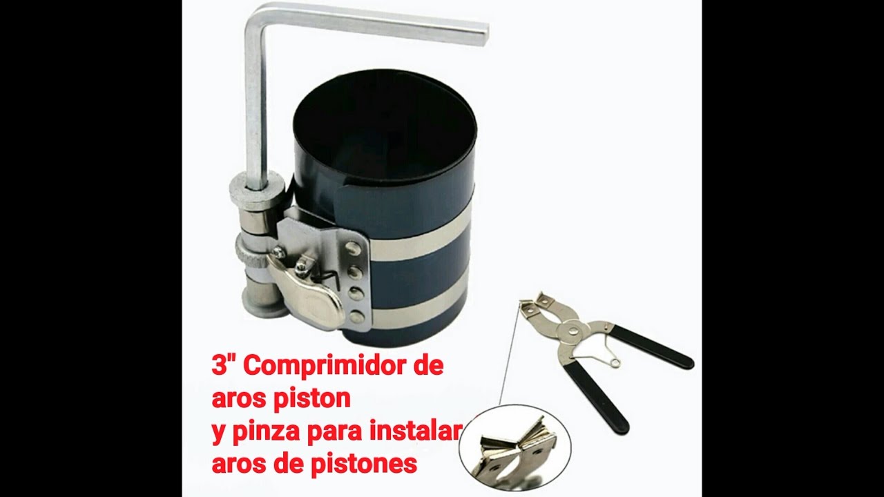 Comprimidor de aros/anillos de pistones y de instalación solo $11.99 versión español - YouTube