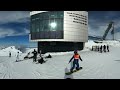 Descente sur Val Thorens 360° - 3 Valleys - 3 Vallées - Piste Cime depuis la Cime Caron - 03/03/2026