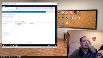 IT: AD Creation Mailbox 365 (2016) Admin Overview/OWA Overview