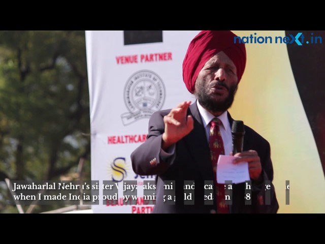 Milkha Singh inspires Nagpur youth with his memorable speech class=
