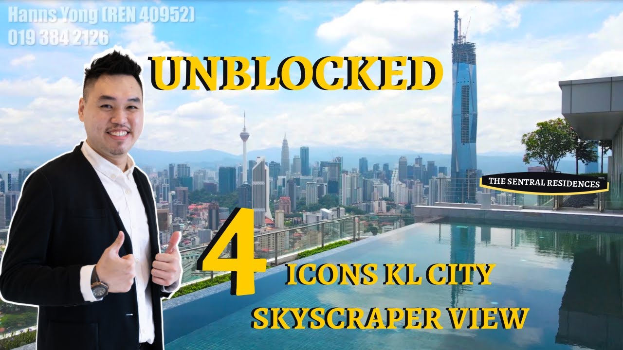 House Tour 68 The Sentral Residences 3 1 Bed Unit With Sky Infinity Pool View Of Kl City Skyscrapers Youtube