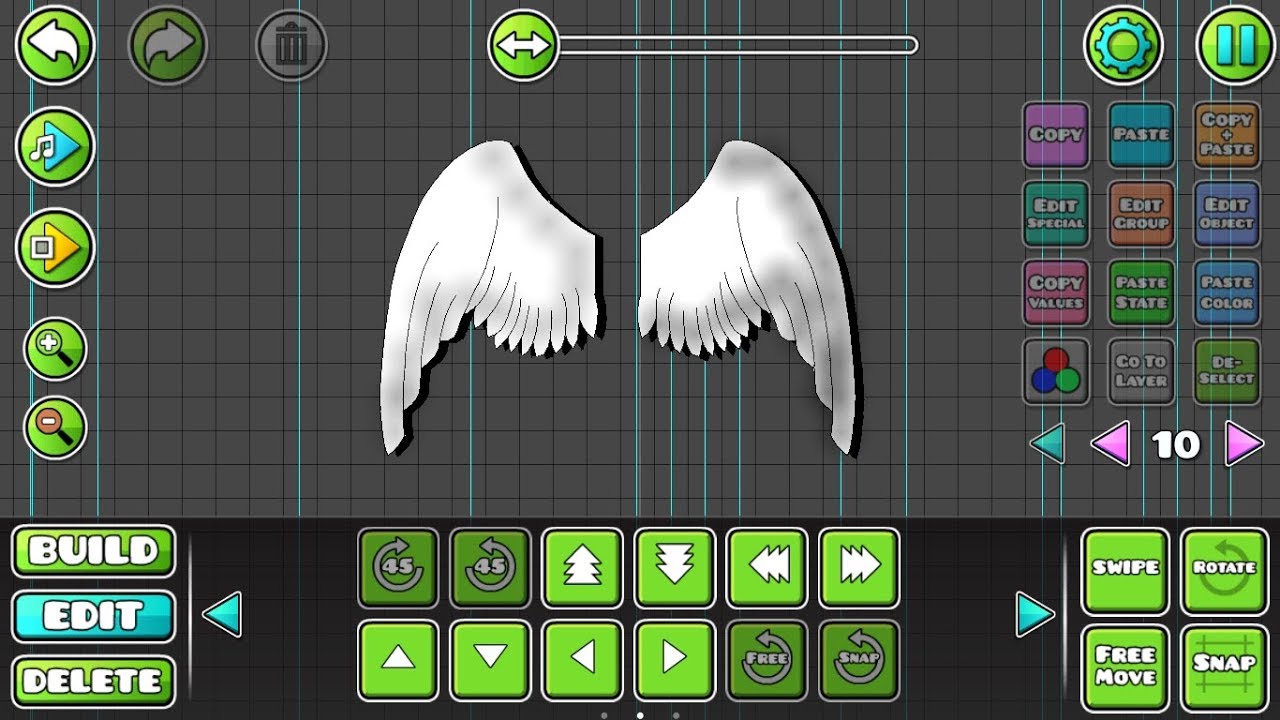 Geometry Dash , Building My Part For A Collab (Read Desc) - YouTube