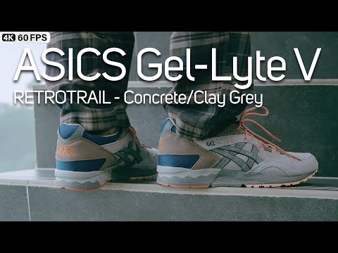 ASICS Gel-Lyte V Retrotrail - Concrete/Clay Grey (4K60p
