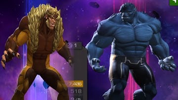 SABRETOOTH Vs BEAST - EPIC BATTLE MARVEL SUPERHEROES MARVEL Contest of Champions Super Hero Fighting