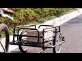 Homcom bike cargo trailer