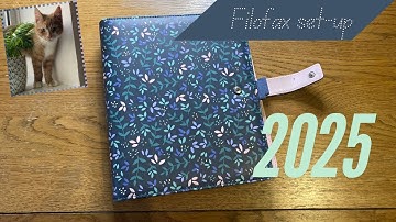A5 Filofax set up for 2025