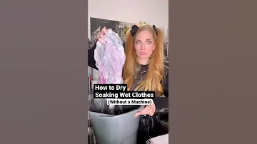 Lifehack Dry Clothes Without A Dryer 