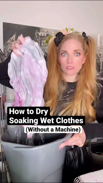 How to Dry Your Soaking Wet Hand Wash Only Clothes Faster « MacGyverisms  :: WonderHowTo