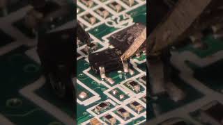 Micro-Soldering Magic: Perfect Transistor Alignment 🔥
