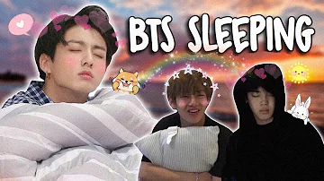 BTS Sleeping!