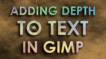 Adding Depth to Text in GIMP (Tutorial) - Outlines, Strokes, Shadows, and Textures - Jody Bruchon