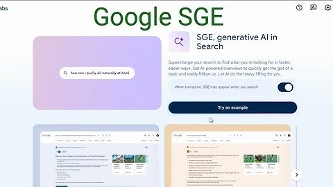 Google SGE | What is Search Generative Experience -Google AI Search Tool Chrome Lab for Quick Search