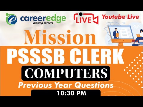 PSSSB CLERK 2021 II Previous Year Questions by Neha maam | Career Edge