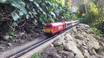 Hornby DB Schenker Class 67 with Charter Relief- Dorking Garden Railway
