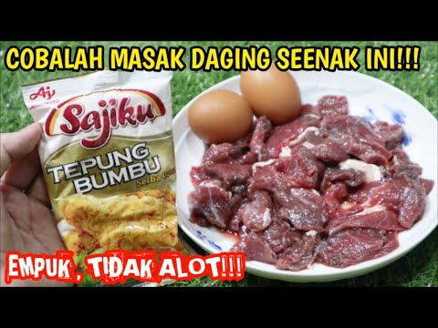 Rahasia Dapur LUAAR BIASA !!! EMPUK,TIDAK ALOT CUKUP TAMBAHKAN TELUR BISA MASAK DAGING SEENAK INI Yang Bergizi Tinggi