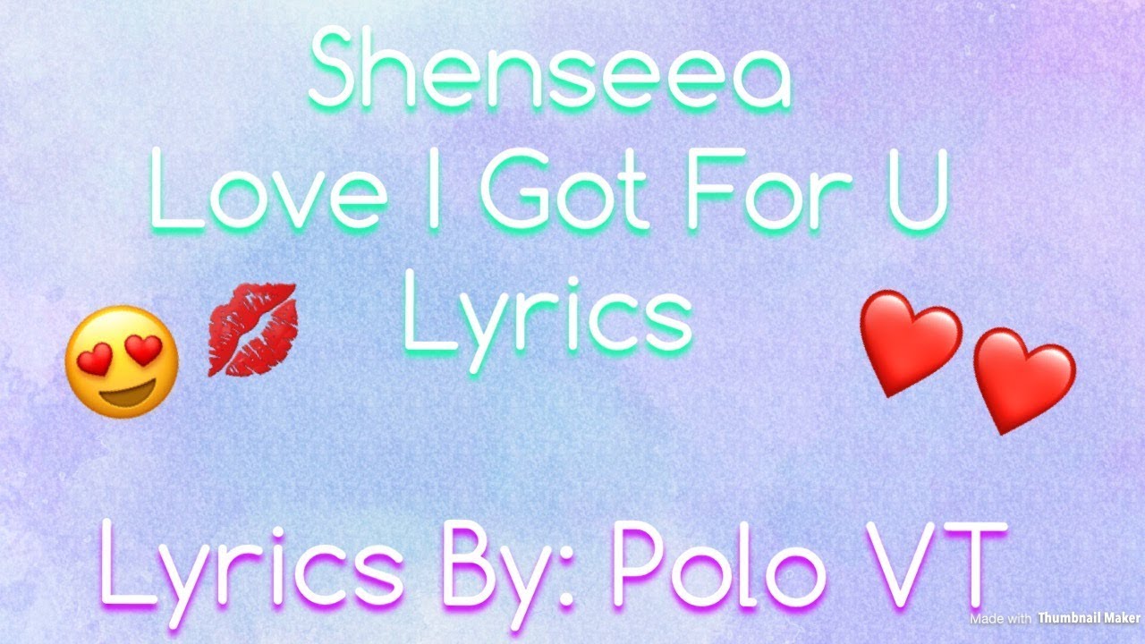 Shenseea - Love I Got For You Lyrics
