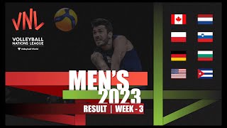 2023 FIVB Volleyball Men's Nations League | Result - Week 3 - 5 July 2023
