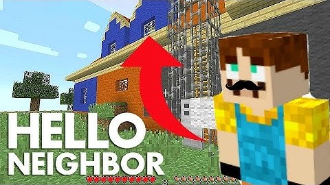 Minecraft - HELLO NEIGHBOR ALPHA 2 MULTIPLAYER MOD! ALL SECRETS AND DOORS!