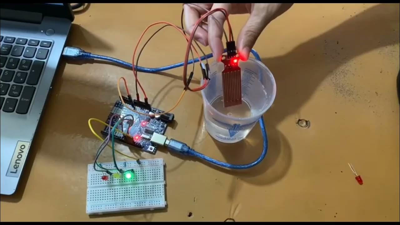 Activity #6: Water Level Sensor with Arduino Using LED Indicator - YouTube