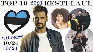 Eurovision 2021 - Top 10 [Estonia - Eesti Laul] [Including Semi-Finals]