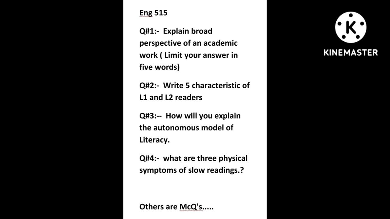 Eng 515 Current Midterm Paper 2022 / Eng 515 Midterm Spring 2022 YouTube