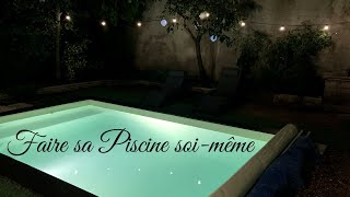 Faire Sa Piscine Soi Mme Version Longue comment Construire En Bloc Bton  Bancher Et Liner Pvc