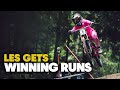 The Wettest Winning Runs of 2021 | UCI Downhill MTB World Cup Les Gets
