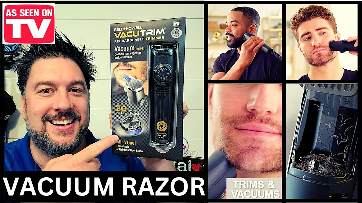 VACUTRIM. trimmer razor with built-in vacuum. Vacu...