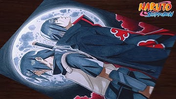 How to Draw"Uchiha Itachi"step by step (Tutorial) for beginners||Naruto:Shippuden