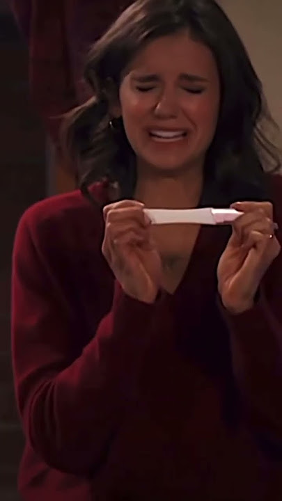 Elena finds out she is pregnant w/ Damon’s kid. #thevampirediaries #tvd