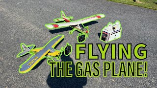 I FLY the NITRO gas RC plane!  