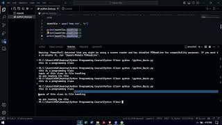 Lecture 10: Python Programming Course
