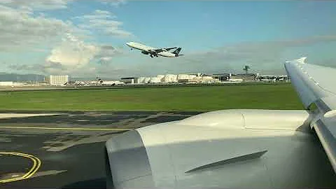 Lufthansa Boeing 787-9 D-ABPA landing in Frankfurt (4K)