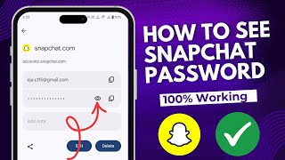 How To See Snapchat Password If You Forgot It | Find Snapchat Password
