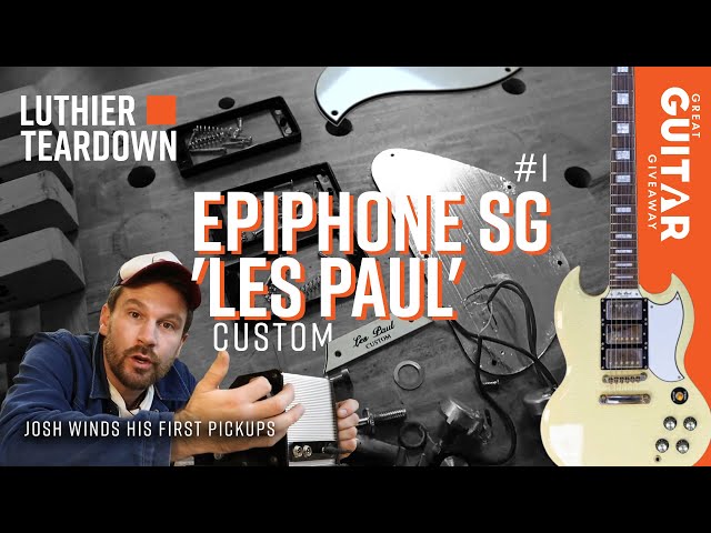 Making a Custom Shop Level Guitar from a BUDGET Epiphone Les Paul