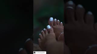 White Nails And Lovely Toes