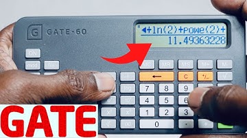 I bought 1300Rs real life GATE virtual calculator!