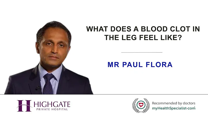 What does a mini blood clot feel like? (2023)