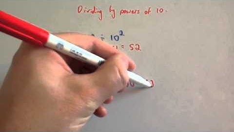 Division by powers of 10 - Corbettmaths