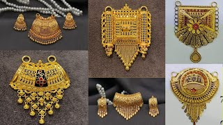 Mangalsutra Ke Pendant Ki Design | Mangalsutra Locket Design 916 Gold