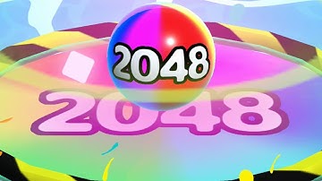 Ball Merge Number 2048 - Ball Run 3D Game ! All Levels Gameplay (1-8) android, ios