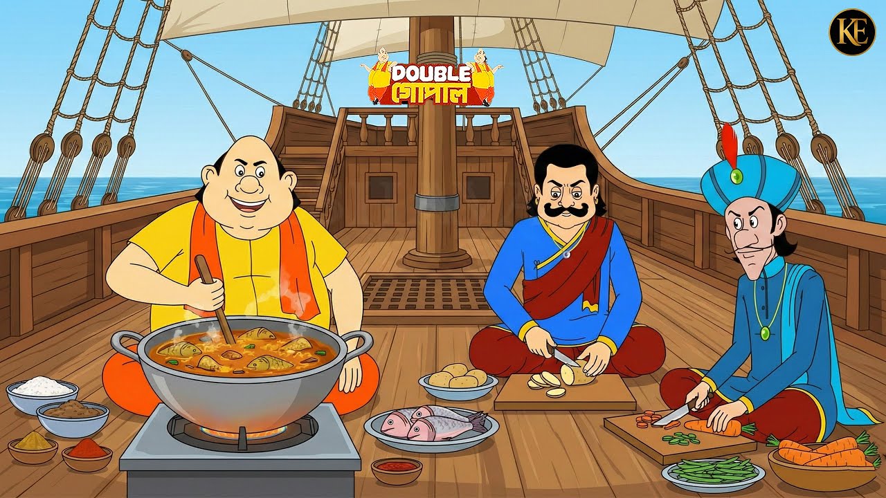 গোপাল জাহাজে মাছের তরকারি বানাত | Gopal Bhar | Best Of Gopal Bhar