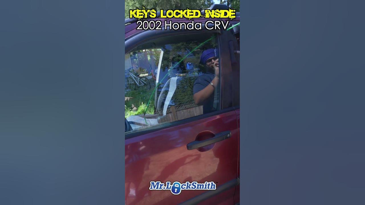 Keys locked in car 2002 honda crv youtube