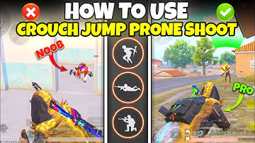 HOW TO USE CROUCH AND SHOOT JUMP AND SHOOT PRONE AND SHOOT IN CLOSE RANGE BGMI/ PUBG🔥TIPS AND TRICKS