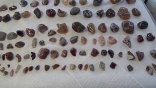 Rock Tumbling and Polishing. The Finished Results.