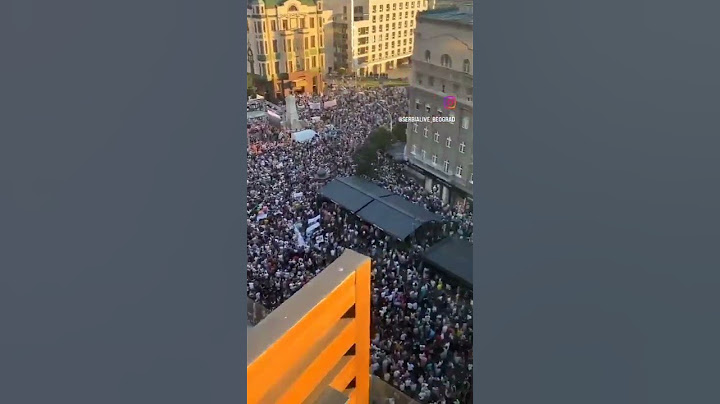 Protest "Rudnika neće biti" održan na Terazijama u Beogradu