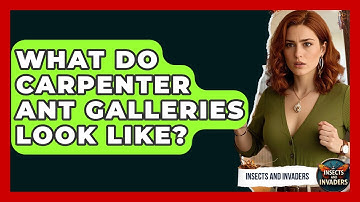 What Do Carpenter Ant Galleries Look Like? - Insects and Invaders