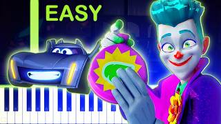 villains song batwheels easy piano tutorial