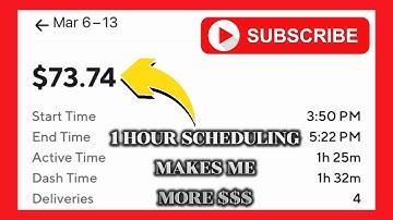 1 hour scheduling with doordash makes more money per dash #tips #money #profit #information #tricks