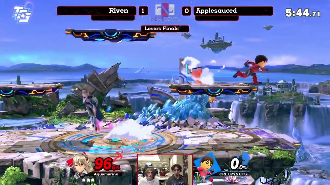 Smash @ TNLG 15 - LF - Riven (Corrin) vs. Applesauced (Mii Brawler) - SSBU